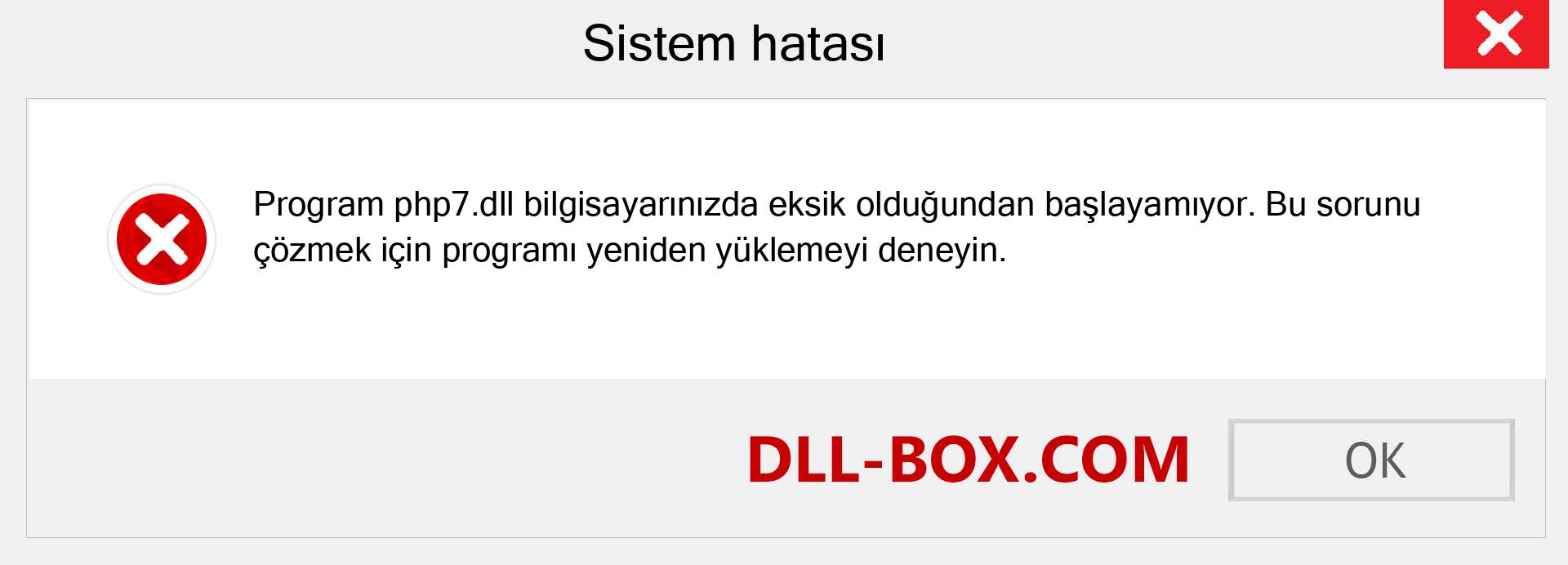 php7.dll dosyası eksik mi? Windows 7, 8, 10 için İndirin - Windows'ta php7 dll Eksik Hatasını Düzeltin, fotoğraflar, resimler